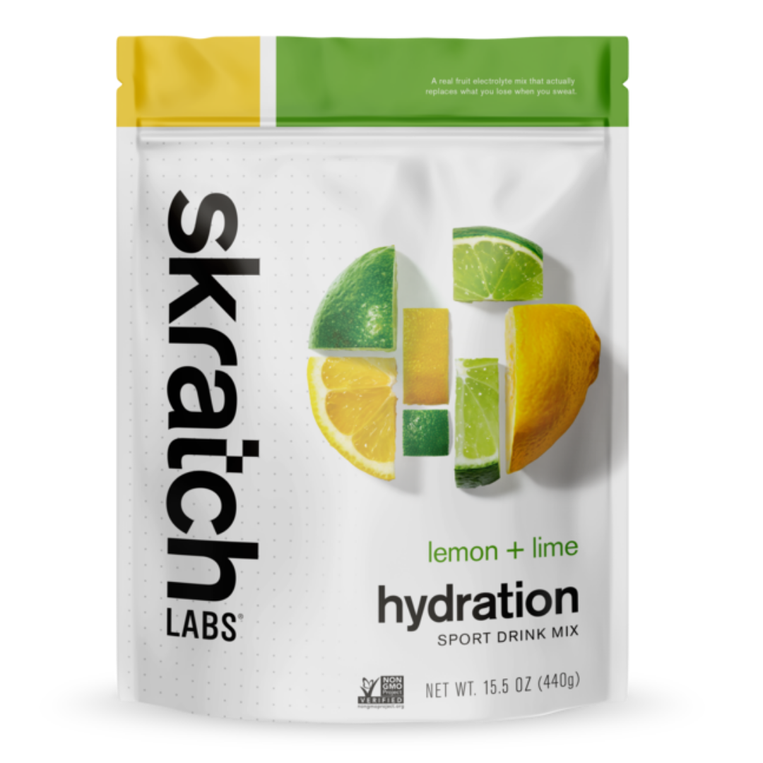 Skratch Labs - Sport Hydration Drink Mix Bag - Lemon & Lime (440g)